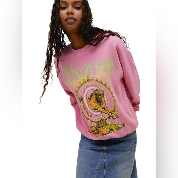 🆕 DAYDREAMER | THE DOORS “STRANGE DAYS” BF SWEATSHIRT | SIZE: M - Picture 1 of 7